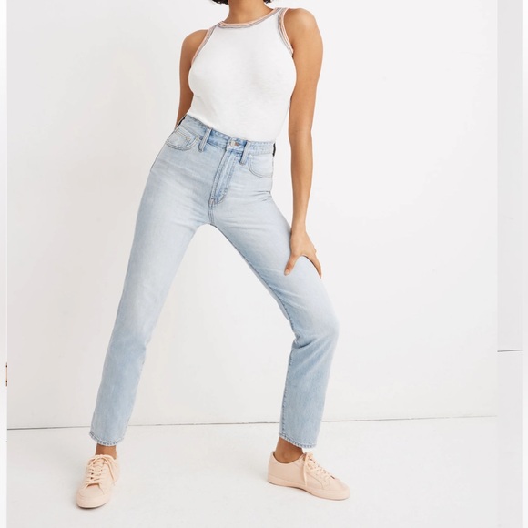 Madewell The Petite Curvy Perfect Vintage Jean in Fitzgerald Wash - Picture 4 of 16